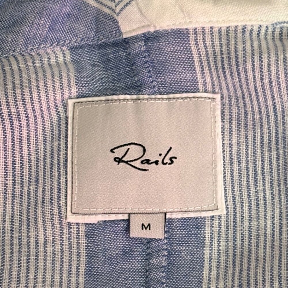 Rails Thea Blue And White Striped Tie Front Top S… - image 8